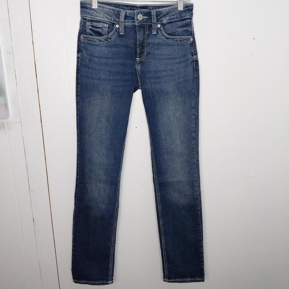 Silver Jeans Jeans Womens 26 Suki Straight Slim Western Country Full Length